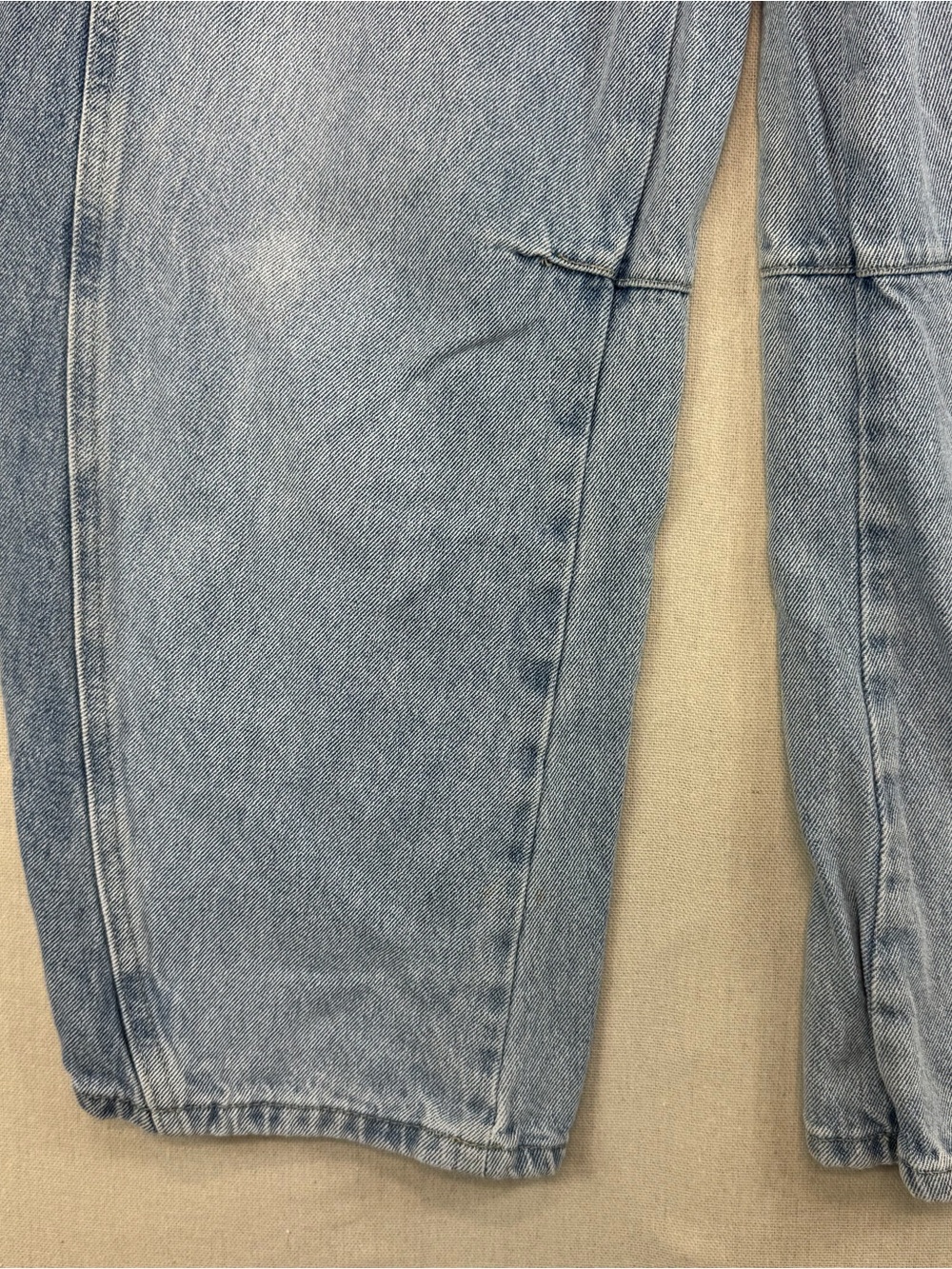 PTCL Ethical Brand Low Loose Balloon Barrel Leg Jeans Women’s Sz 25 Light Wash - Picture 4 of 15